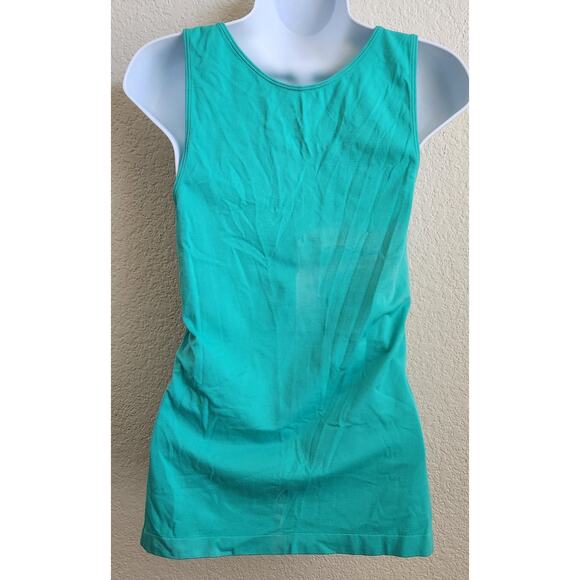 Cato Green Blue Round Neck Sleeveless Tank Top Large Lightweight Stretchy Soft - Picture 3 of 4